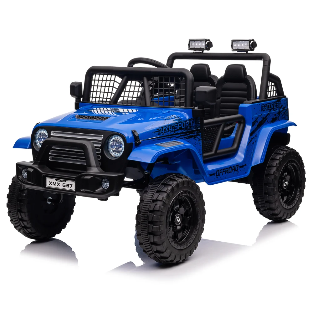 Mașini electrice pentru copii - Mașină electrică pentru copii off-road (MX637 / 3 albastra)