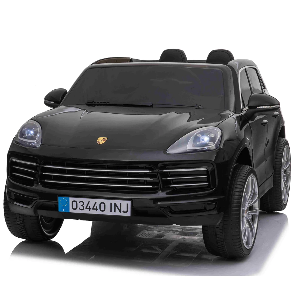 Porsche - Mașină electrică pentru copii Porsche Cayenne S (JJ2128 / 1 neagra)