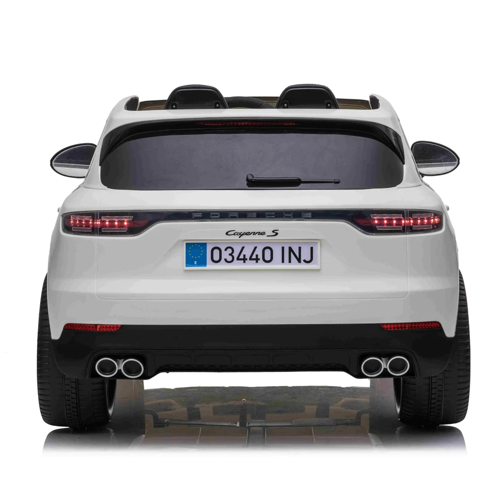 Mașină electrică pentru copii Porsche Cayenne S (JJ2128 / 2 alba) [3]