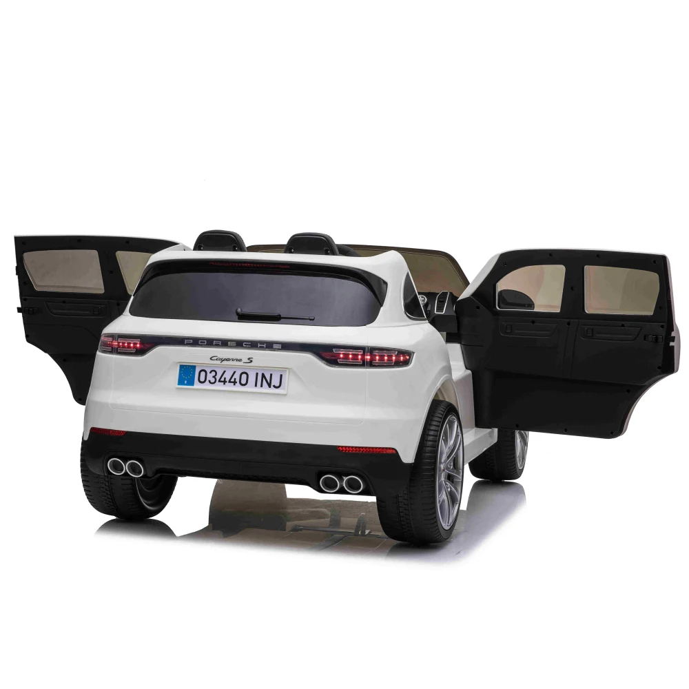 Mașină electrică pentru copii Porsche Cayenne S (JJ2128 / 2 alba) [4]