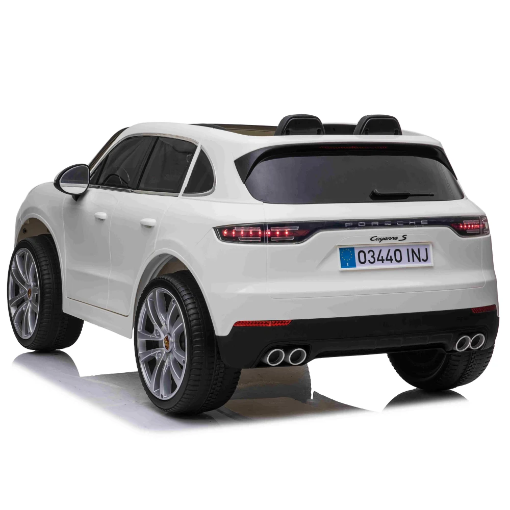 Mașină electrică pentru copii Porsche Cayenne S (JJ2128 / 2 alba) [6]