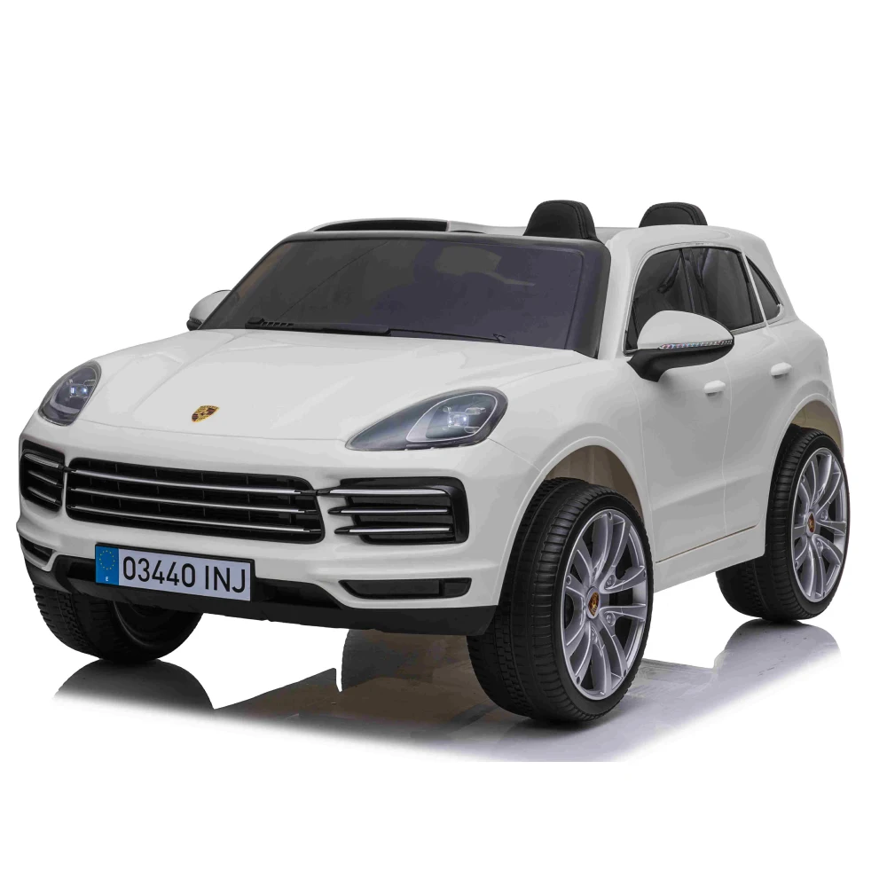 Porsche - Mașină electrică pentru copii Porsche Cayenne S (JJ2128 / 2 alba)