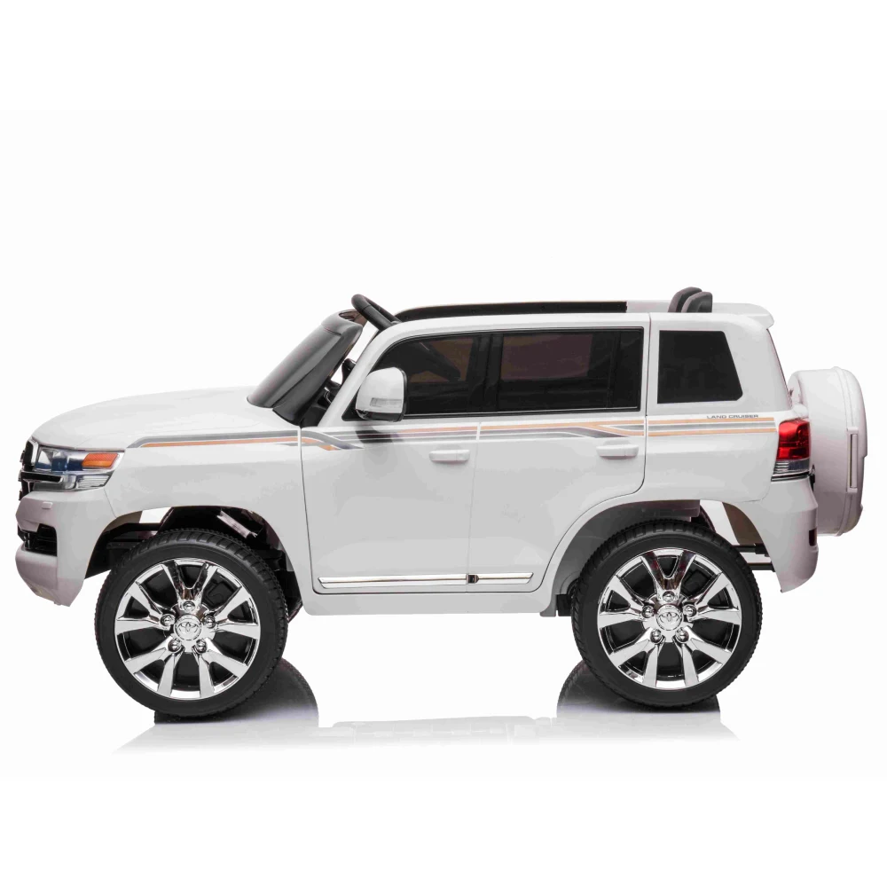 Mașină electrică pentru copii Toyota Land Cruiser (JJ2022 / 1 alb) [4]