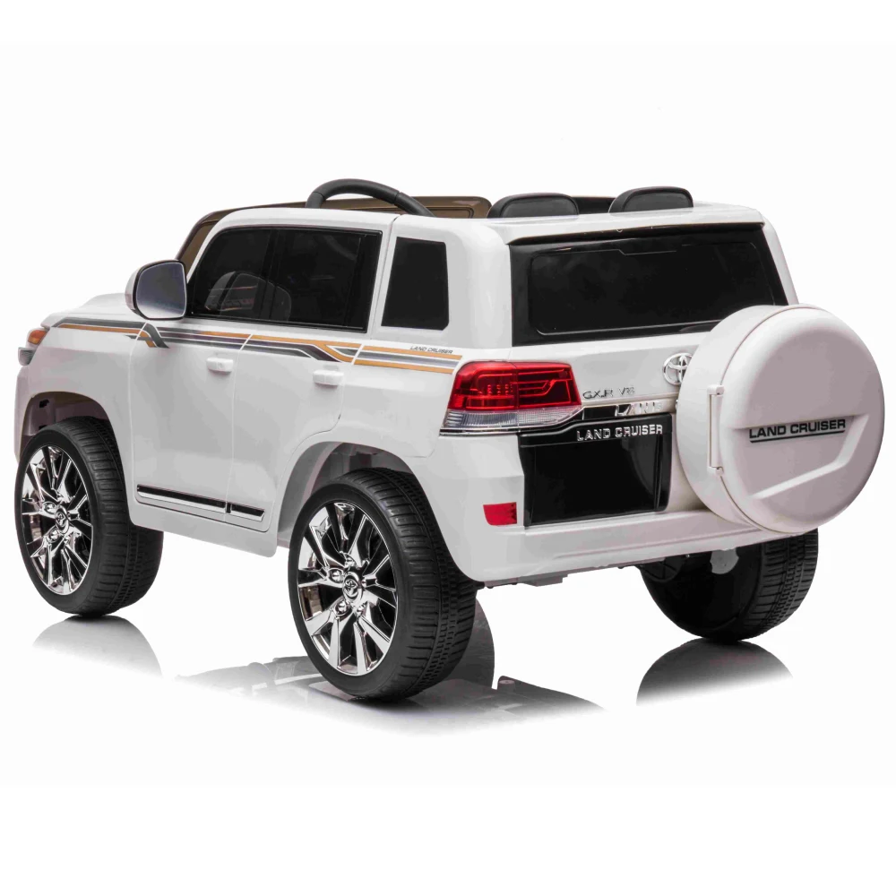Mașină electrică pentru copii Toyota Land Cruiser (JJ2022 / 1 alb) [5]