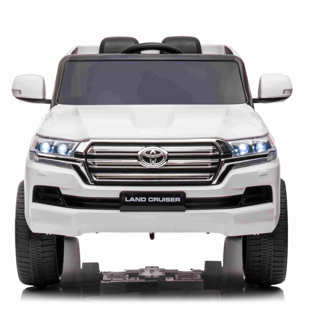 Mașină electrică pentru copii Toyota Land Cruiser (JJ2022 / 1 alb) [1]