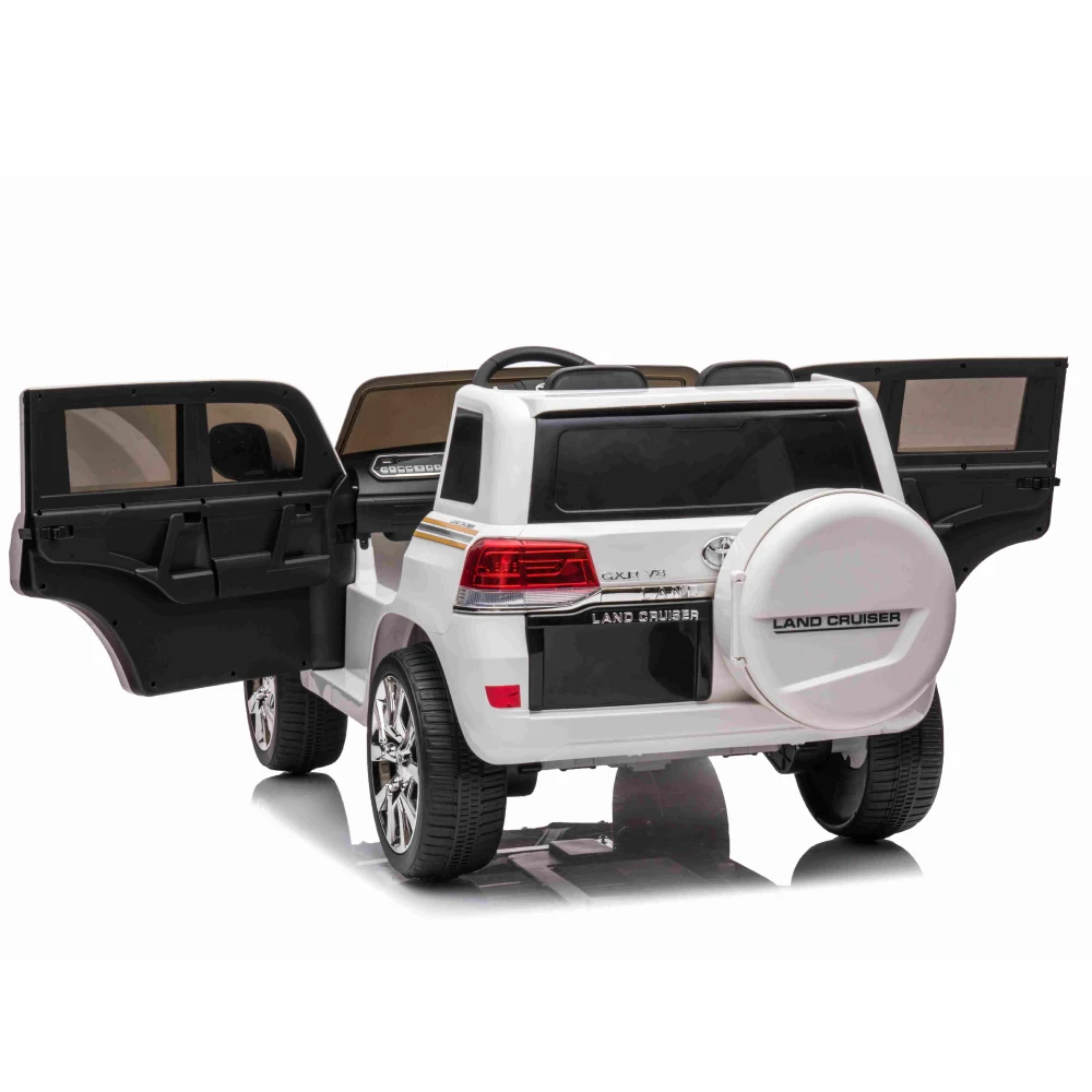 Mașină electrică pentru copii Toyota Land Cruiser (JJ2022 / 1 alb) [6]
