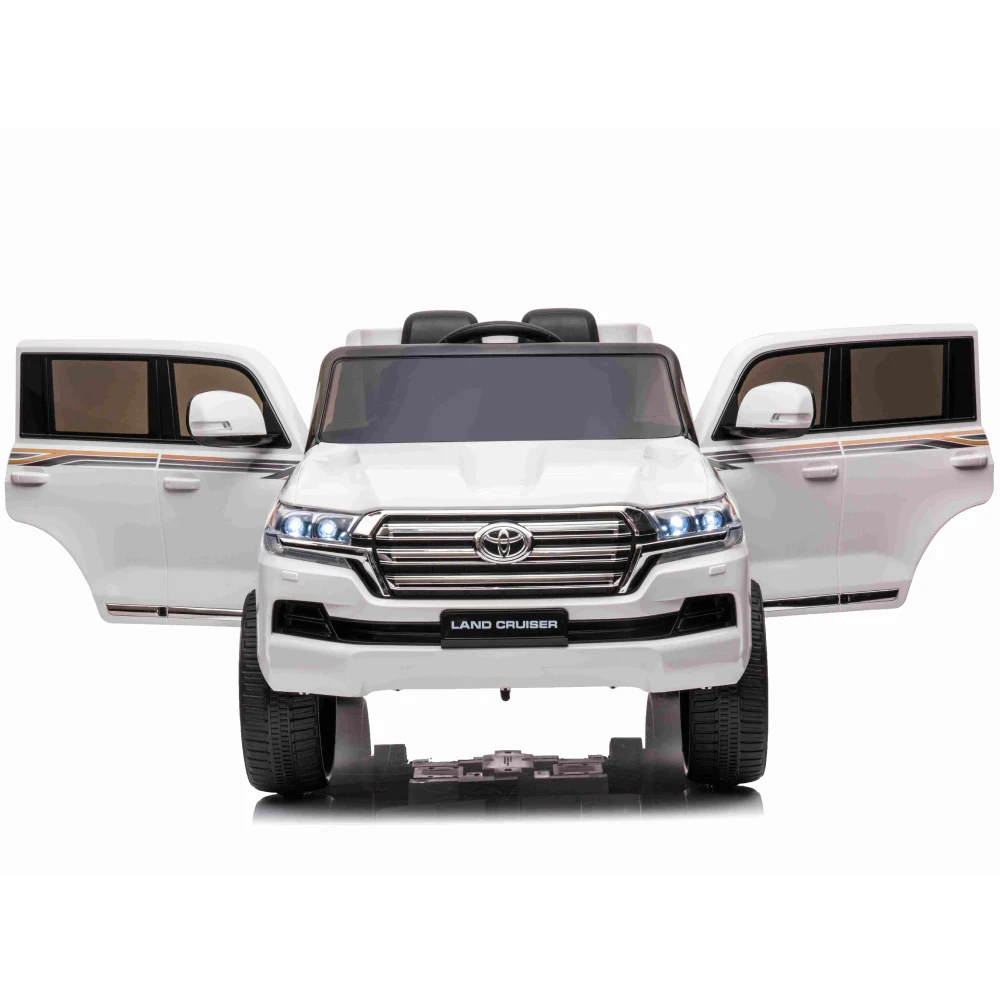 Mașină electrică pentru copii Toyota Land Cruiser (JJ2022 / 1 alb) [2]