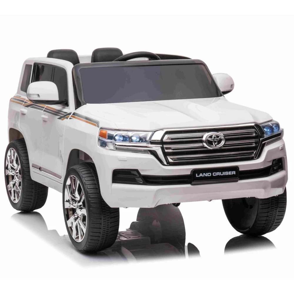 Mașină electrică pentru copii Toyota Land Cruiser (JJ2022 / 1 alb) [7]