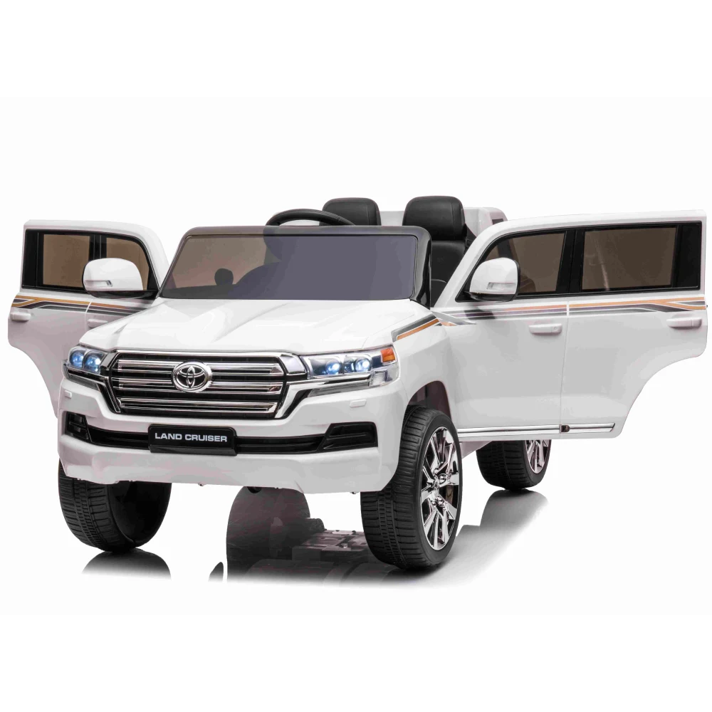 Mașină electrică pentru copii Toyota Land Cruiser (JJ2022 / 1 alb) [3]