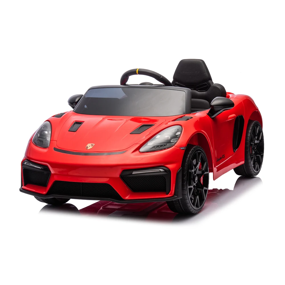 Porsche - Mașină electrică Porsche 718 Spyder (P718 /1 rosie)