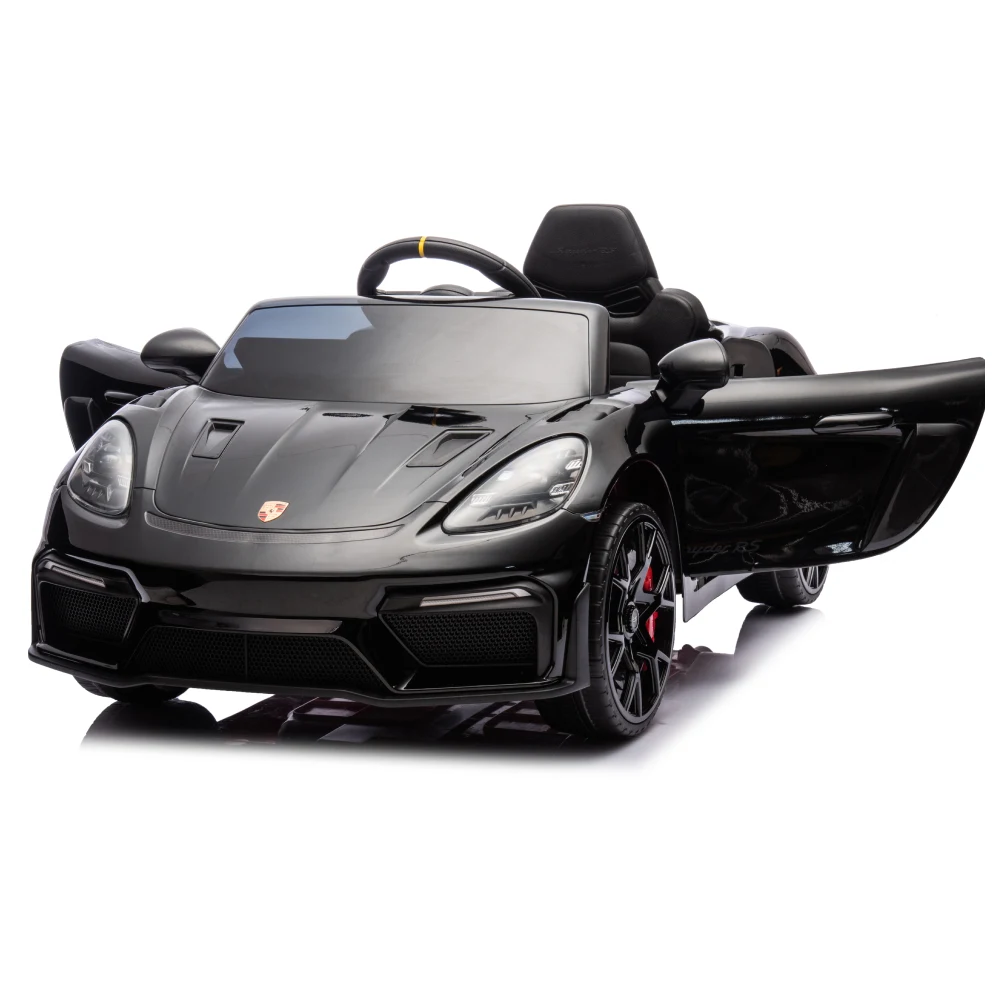 Mașină electrică Porsche 718 Spyder (P718 /2 neagra) [1]