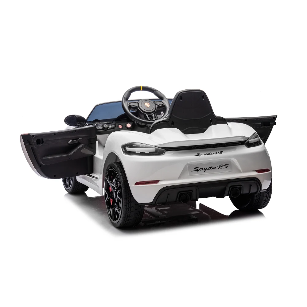 Mașină electrică Porsche 718 Spyder (P718 /3 alba) [4]
