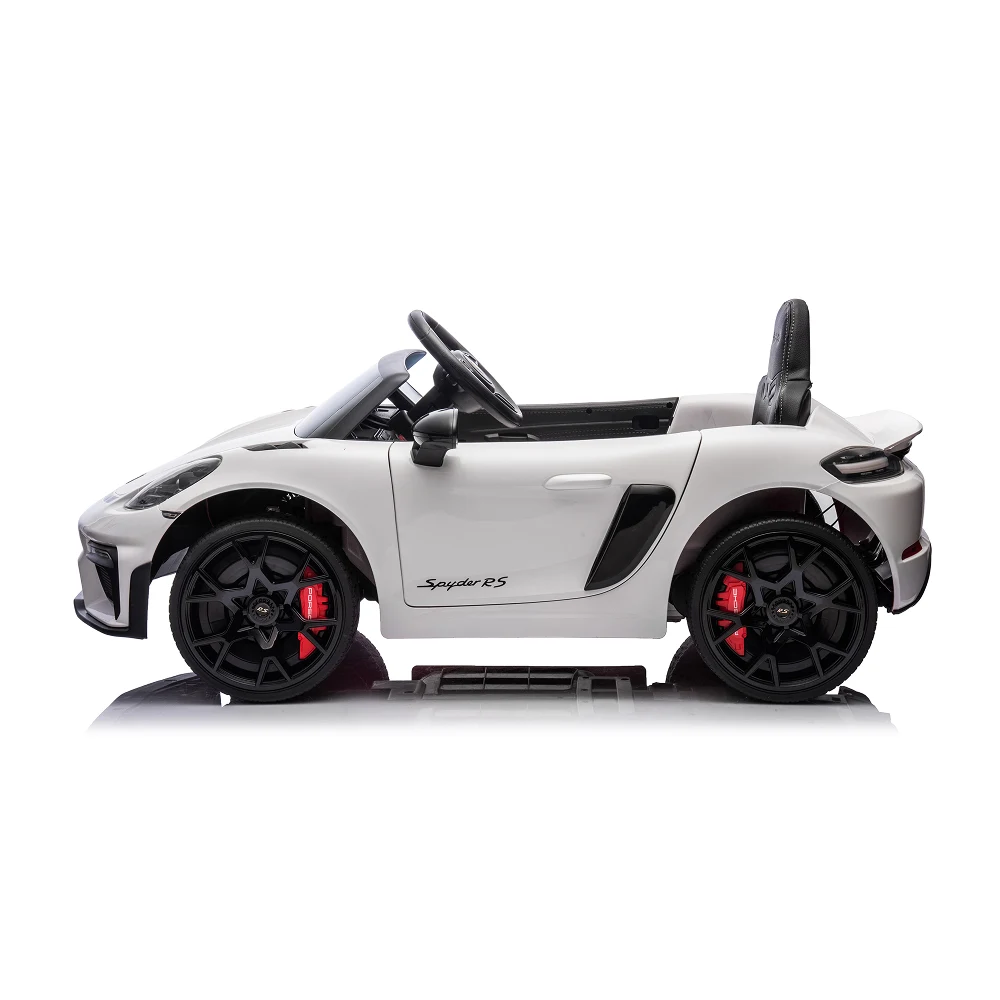 Mașină electrică Porsche 718 Spyder (P718 /3 alba) [5]