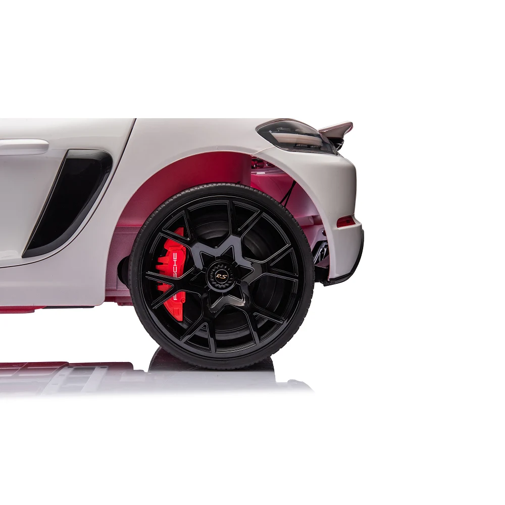 Mașină electrică Porsche 718 Spyder (P718 /3 alba) [6]