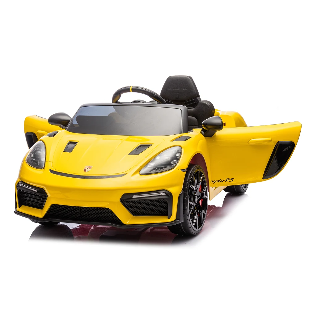Mașină electrică Porsche 718 Spyder (P718 /4 galben) [1]