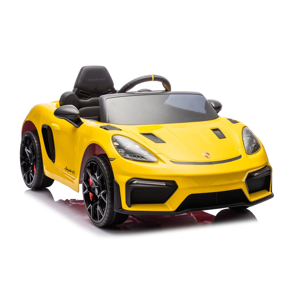 Mașină electrică Porsche 718 Spyder (P718 /4 galben) [2]