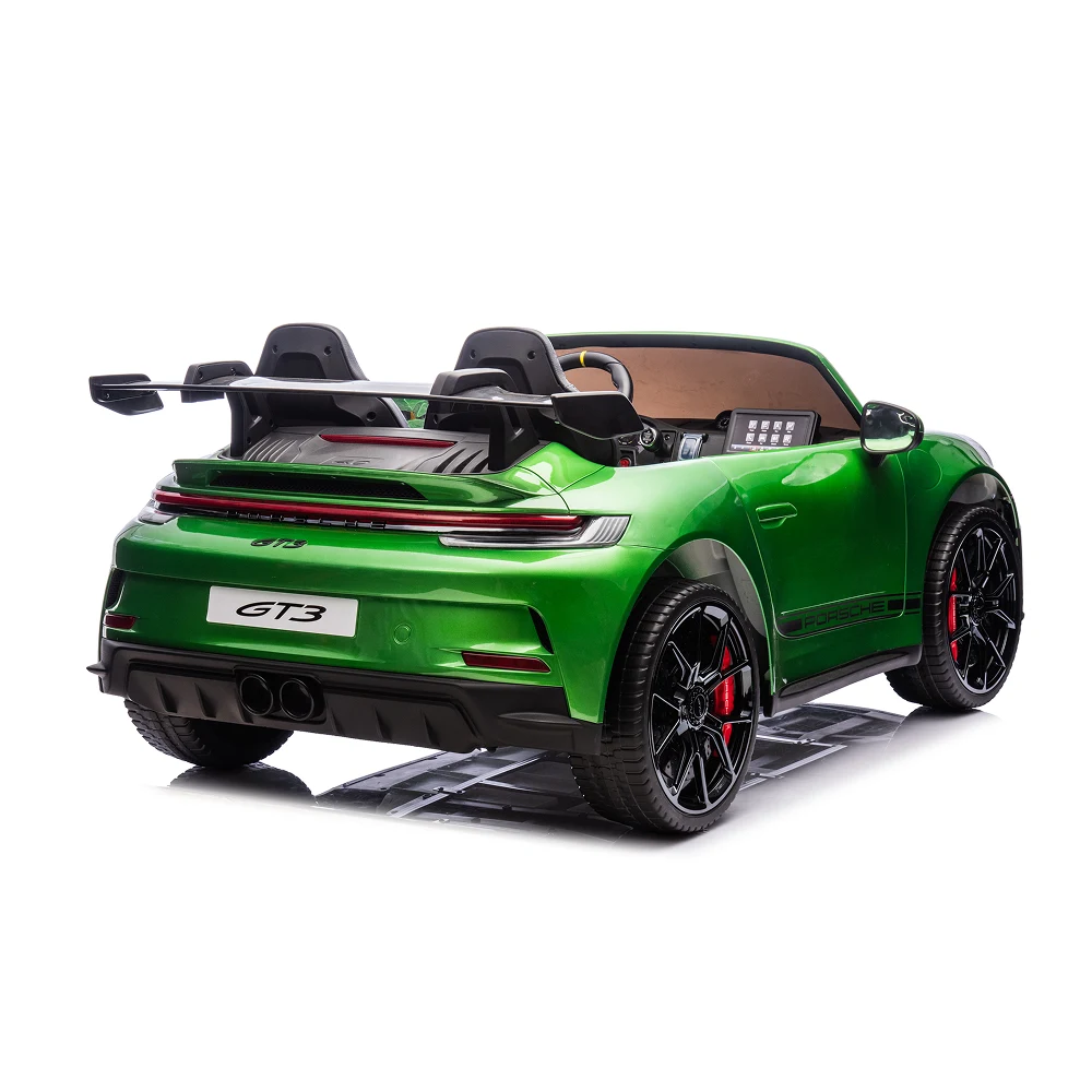 Mașină electrică Porsche 911 verde vopsit (P911/2 verde) [6]