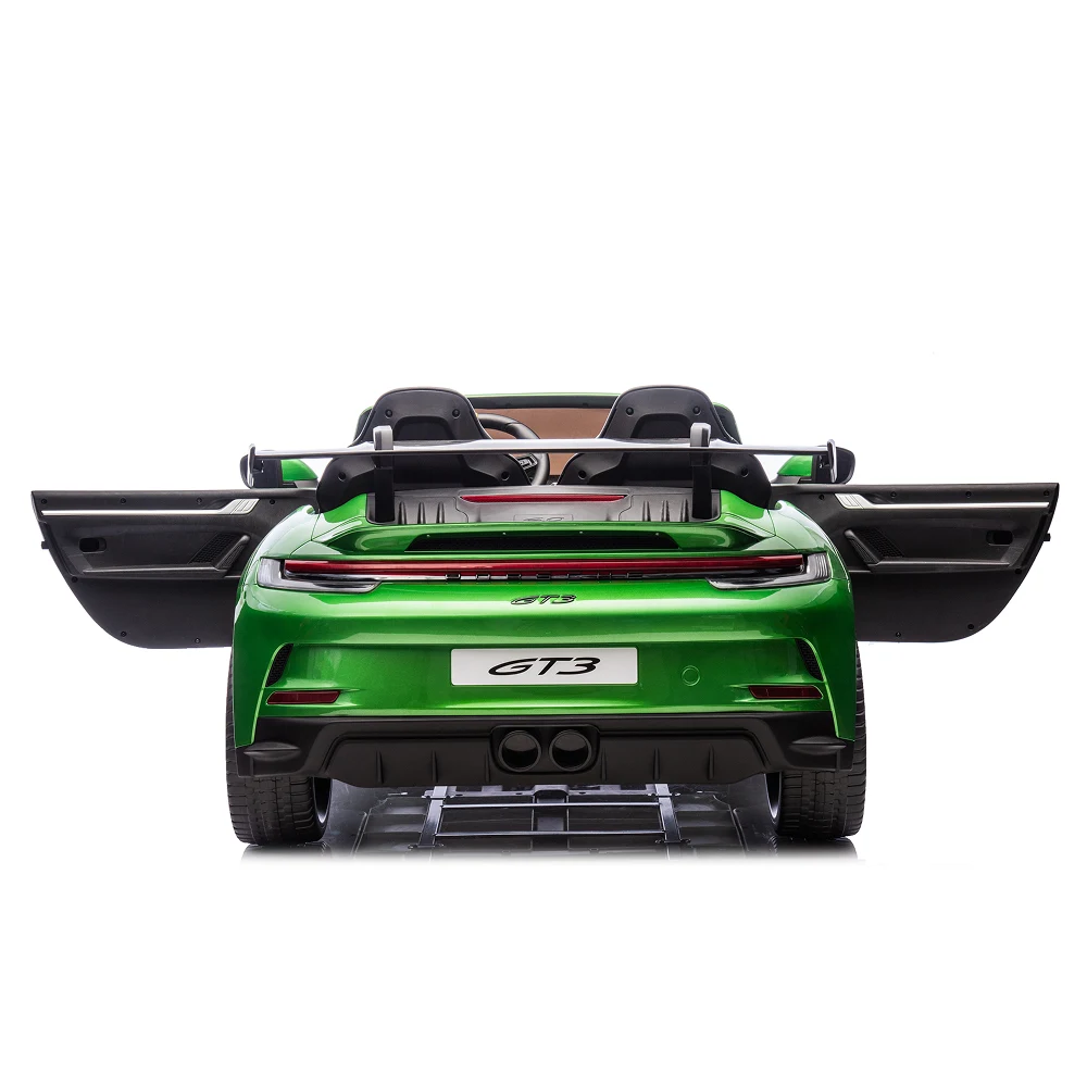 Mașină electrică Porsche 911 verde vopsit (P911/2 verde) [7]