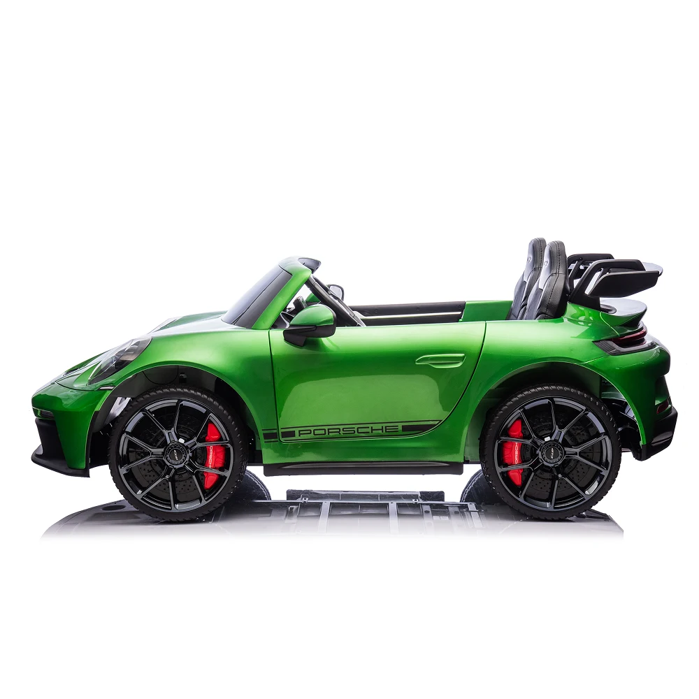 Mașină electrică Porsche 911 verde vopsit (P911/2 verde) [4]