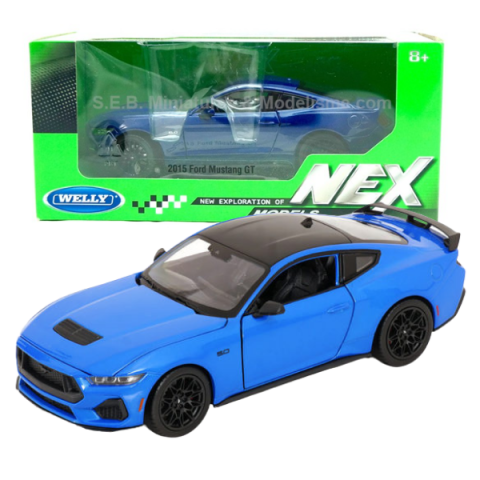 Toate Produsele - Mașina metalică de colecție 2024 FORD MUSTANG GT 1:25 Welly