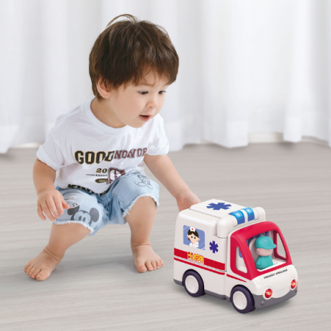 Masinuta "Ambulanta" cu efecte luminoase și sonore [3]