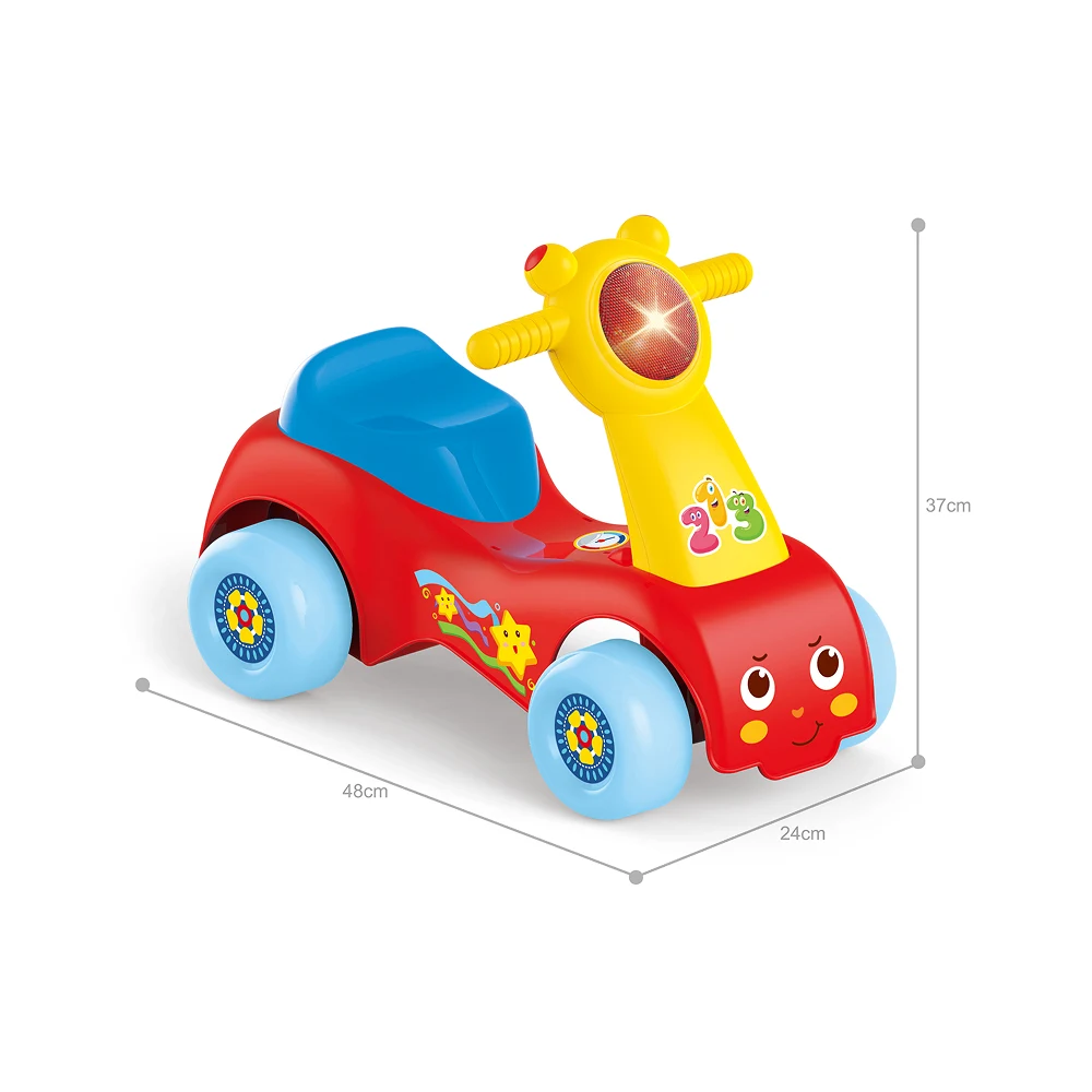 Tolocare pentru copii - Mașinuță de împins cu muzică, Huanger HE0821 (78485)