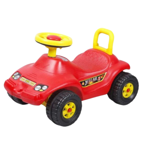 Mașinuță de împins "JET CAR", roșu/albastru [2]