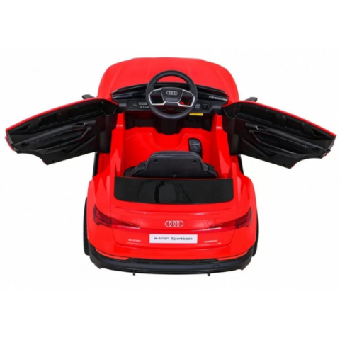 Masinuta electrica AUDI E-TRON SPORTBACK, 12V7Ah, motor 390 x 4, roti EVA, scaun din piele [1]