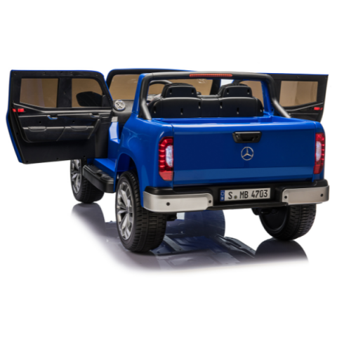 Masinuta electrica MERCEDES X-CLASS, 12V7Ah, motor 45Wx2, roți EVA, scaune din piele [13]