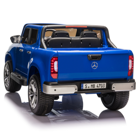 Masinuta electrica MERCEDES X-CLASS, 12V7Ah, motor 45Wx2, roți EVA, scaune din piele [21]