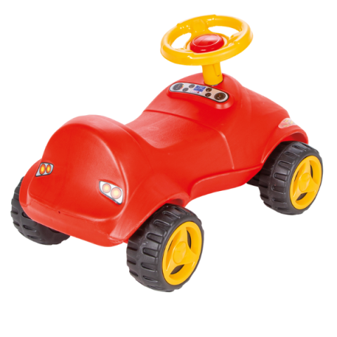 Mașinuță fără pedale Fast Car, albastru/roșu [5]