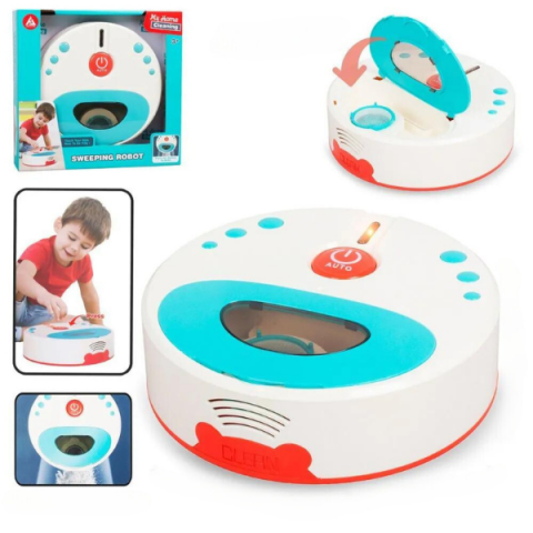 Seturi de rol - Mini-aspirator robot pentru copii "Curățenie Distractivă"