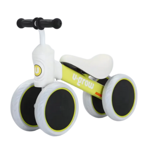 Mini bicicletă de echilibru U-Grow, galbenă Transport pentru copii - Mini bicicletă de echilibru U-Grow, galbenă
