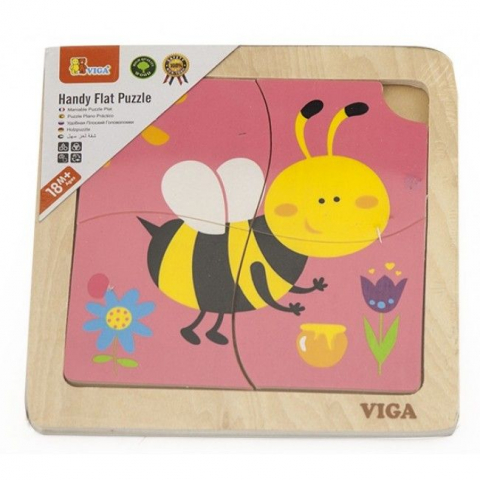 Mini-puzzle din lemn "Albina" [5]