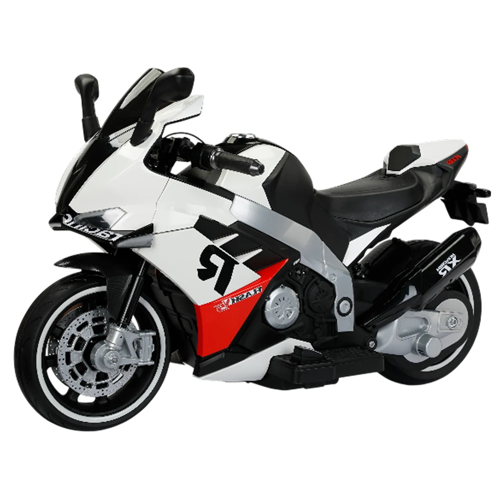 Vehicule electrice pentru copii - Motocicletă electrică pentru copii, albă (89630)