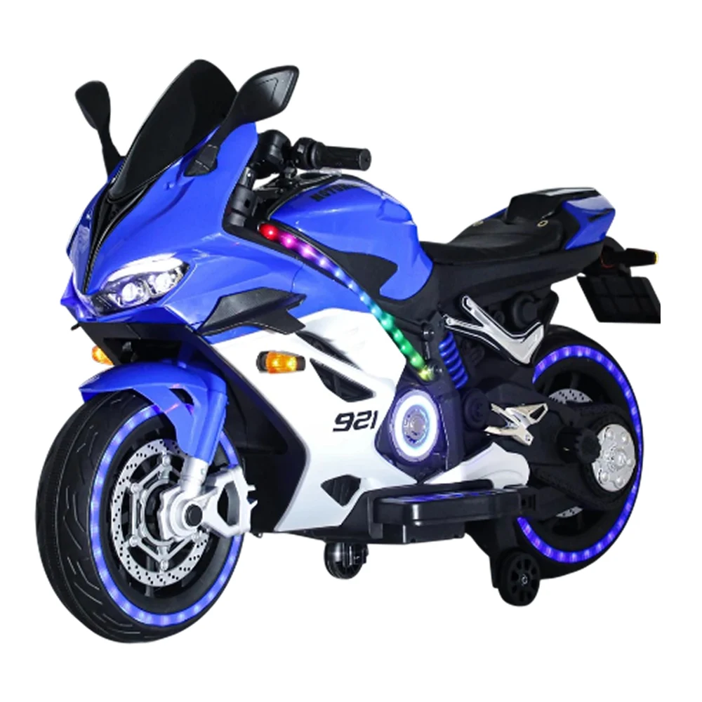 Motociclete electrice pentru copii - Motocicletă electrică pentru copii, albastră (RT921 / 1 albastru)