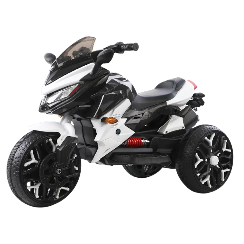 Vehicule electrice pentru copii - Motocicletă electrică pentru copii cu telecomandă, albă (45679)