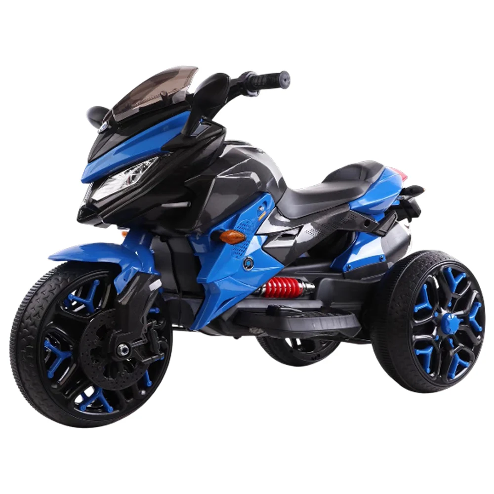Vehicule electrice pentru copii - Motocicletă electrică pentru copii cu telecomandă, albastră (67899)