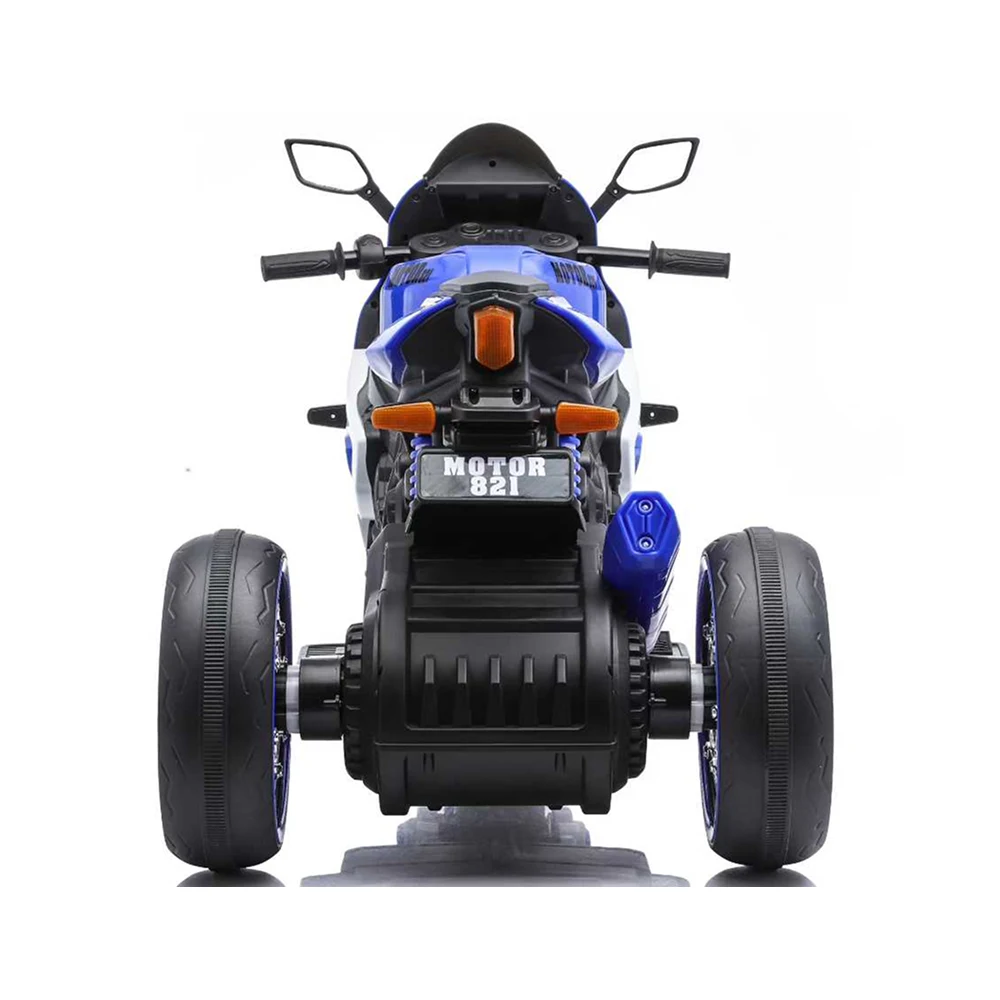 Motocicletă electrică pentru copii cu telecomandă, albastră (78293) [2]