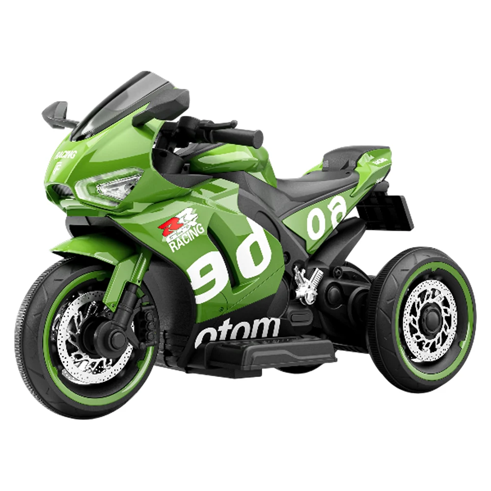 Vehicule electrice pentru copii - Motocicletă electrică pentru copii cu telecomandă, verde (63071)