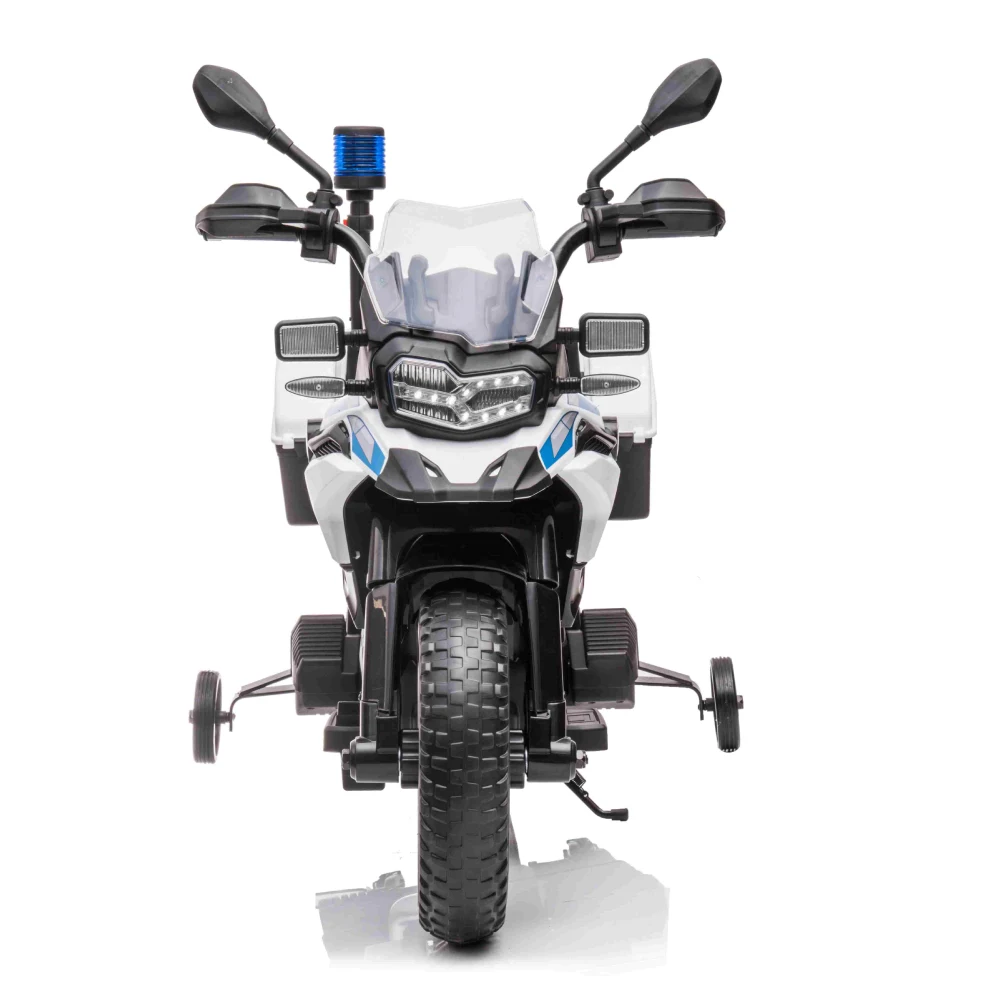 Motocicletă electrică pentru copii de poliție BMW F850 GS (JT5002B / 1 alb) [1]