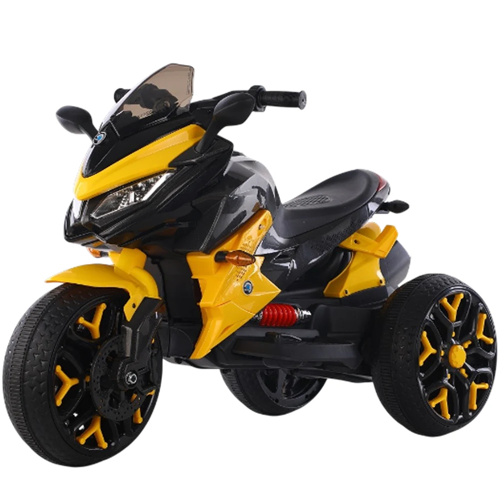 Vehicule electrice pentru copii - Motocicletă electrică pentru copii, galbenă (JMB5188 / 4 galben)