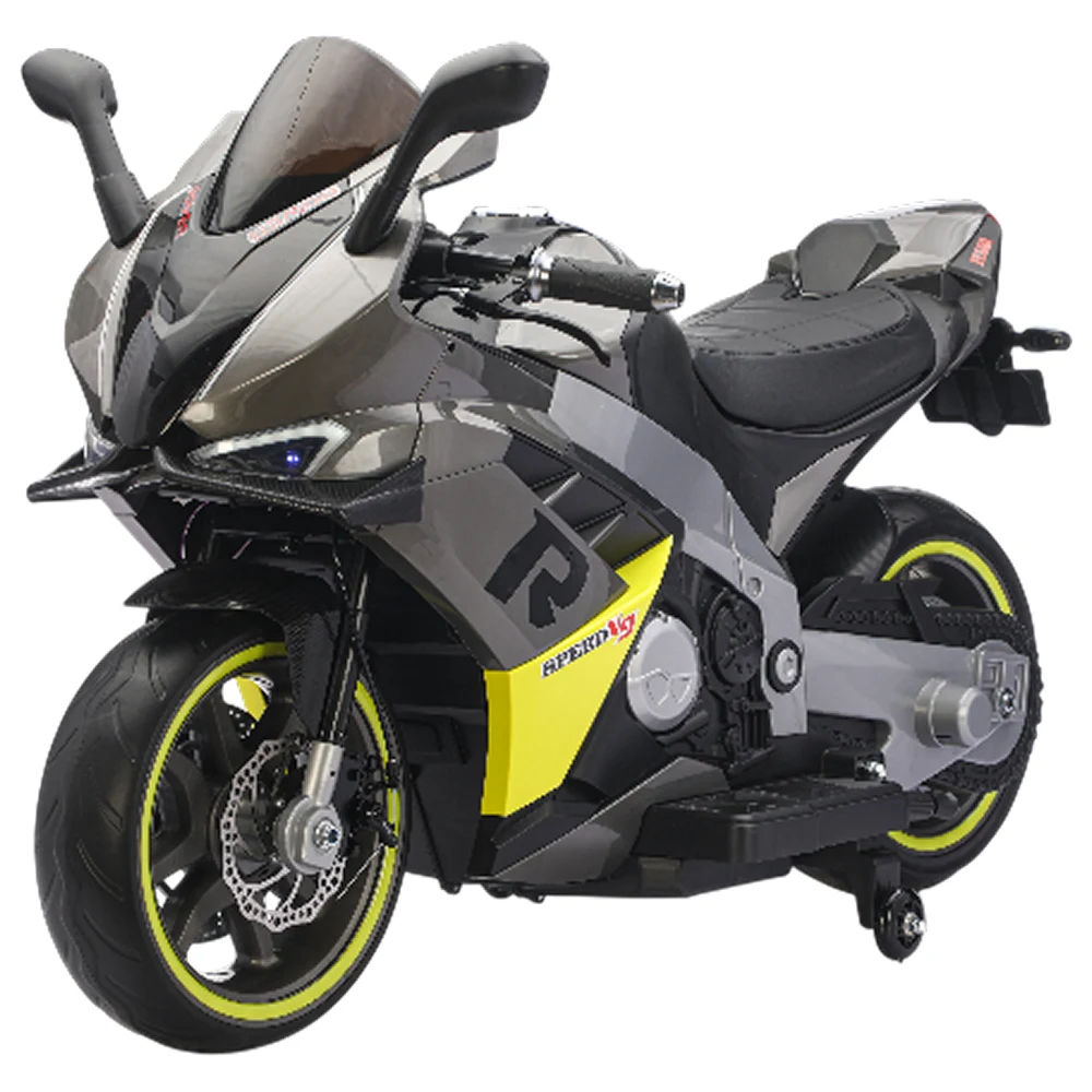 Vehicule electrice pentru copii - Motocicletă electrică pentru copii, gri (78962)