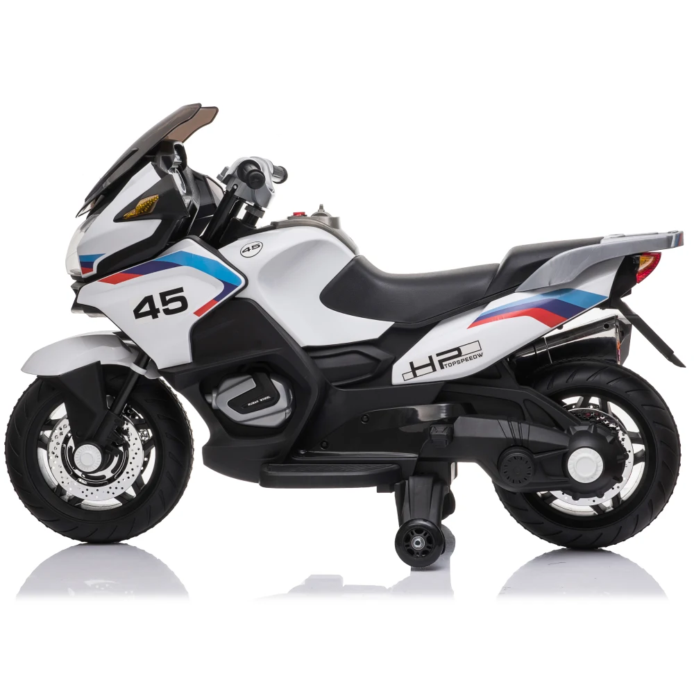 Motocicletă electrică pentru copii (MX609/5 alba) [2]