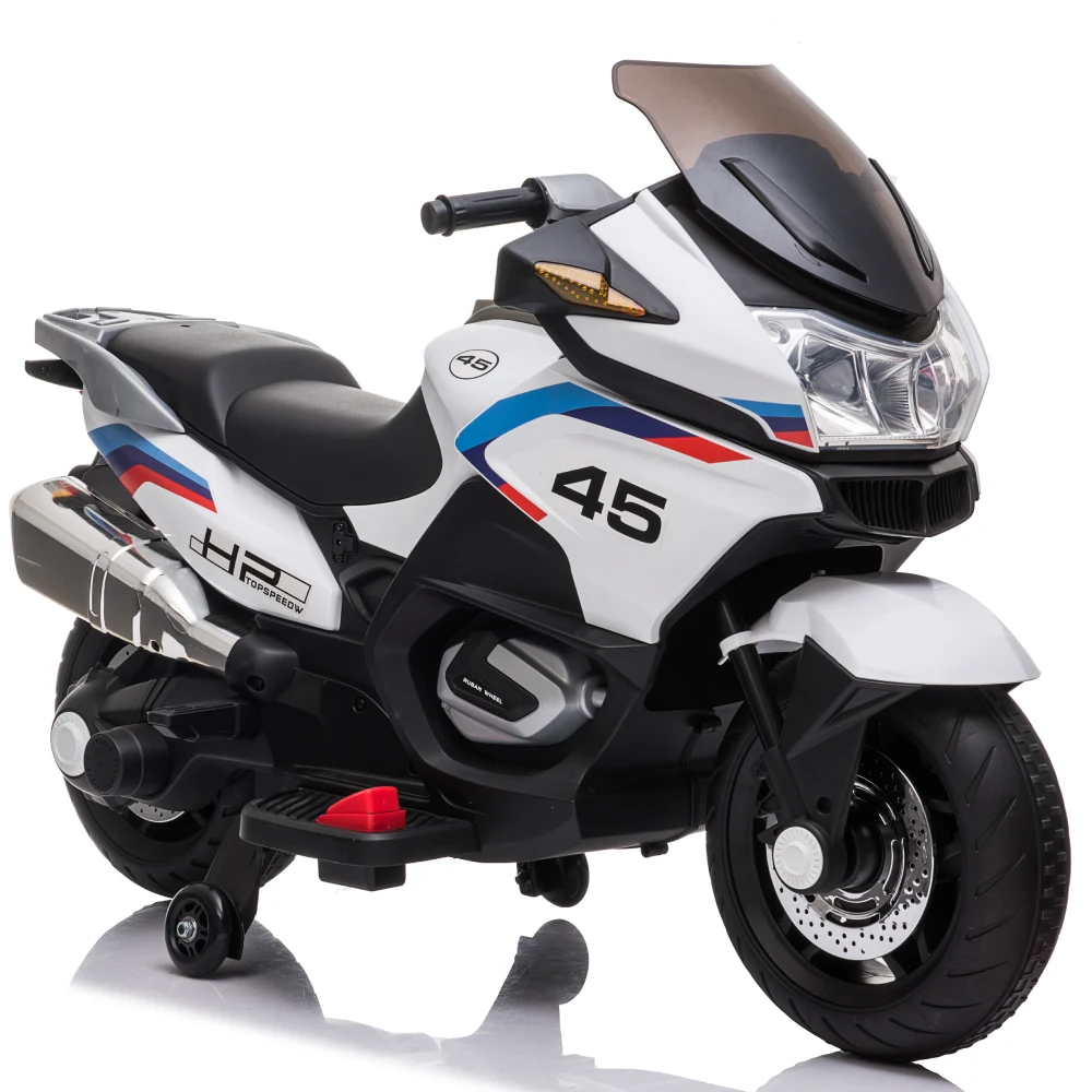 Motocicletă electrică pentru copii (MX609/5 alba) [6]