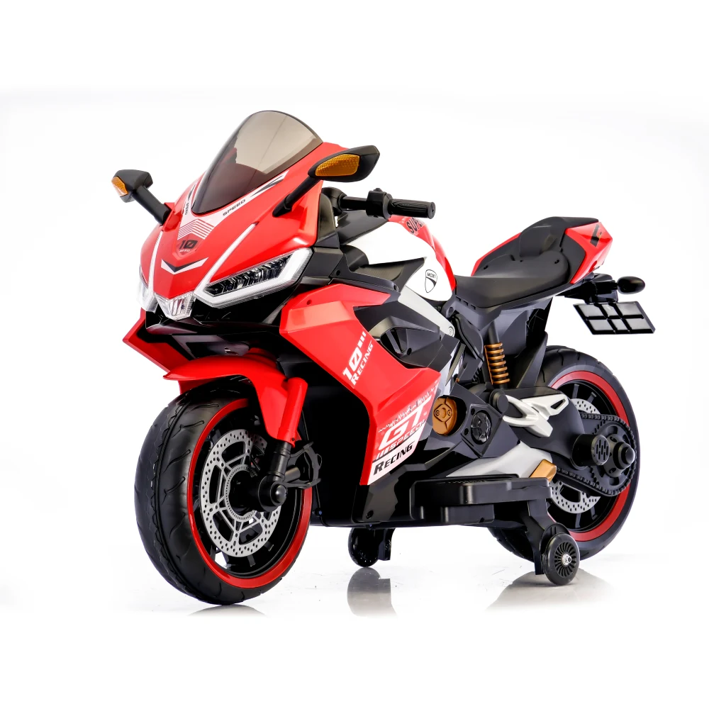 Vehicule electrice pentru copii - Motocicletă electrică pentru copii, roșie (56782)