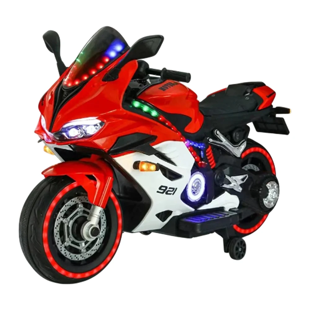 Motociclete electrice pentru copii - Motocicletă electrică pentru copii, roșie (RT921 / 2 rosu)