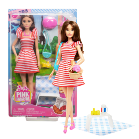 Păpușe - Păpușa Barbie "Călătorie în Paris" cu accesorii