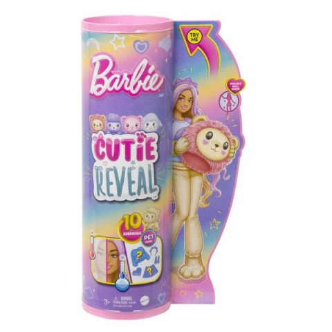 Papușa Barbie Cutie „„Barbie într-un costum de leu, de pluș”” [5]