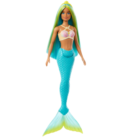 Papușa Barbie Dreamtopia "Sirena cu păr multicolor", 4 modele [12]